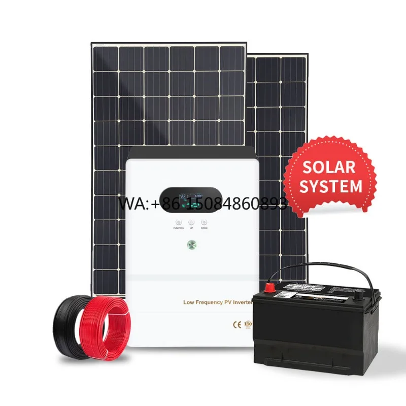 Tiles Roof Balcony Complete Full Package 30KW 20KW 10KW Power Hybrid Solar Energy Storage System for Home With Inverter