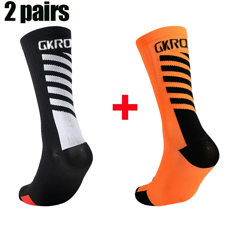 2pairs Neue Radfahren Socken Hohe Qualität Kompression Männer Bike Outdoor Frauen Laufen Professionelle Sport Laufen – Detail 8