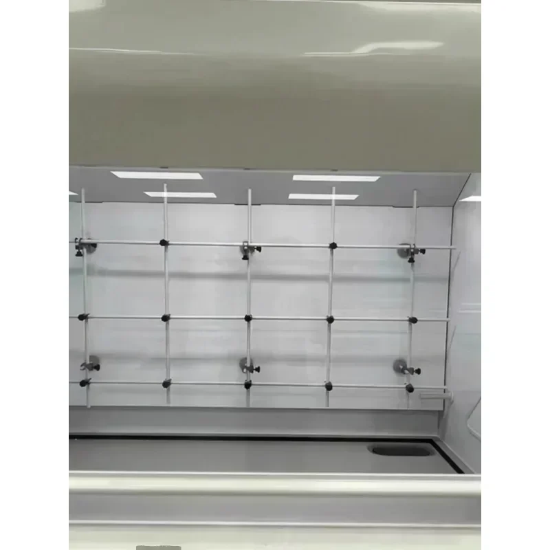 ممتاز أفضل بائع أول المبيعات الساخنة هود شبكة رف الدخان هود الاصطناعية رف صف مزدوج أنبوب تركيبات الرف الفولاذ المقاوم للصدأ المواد