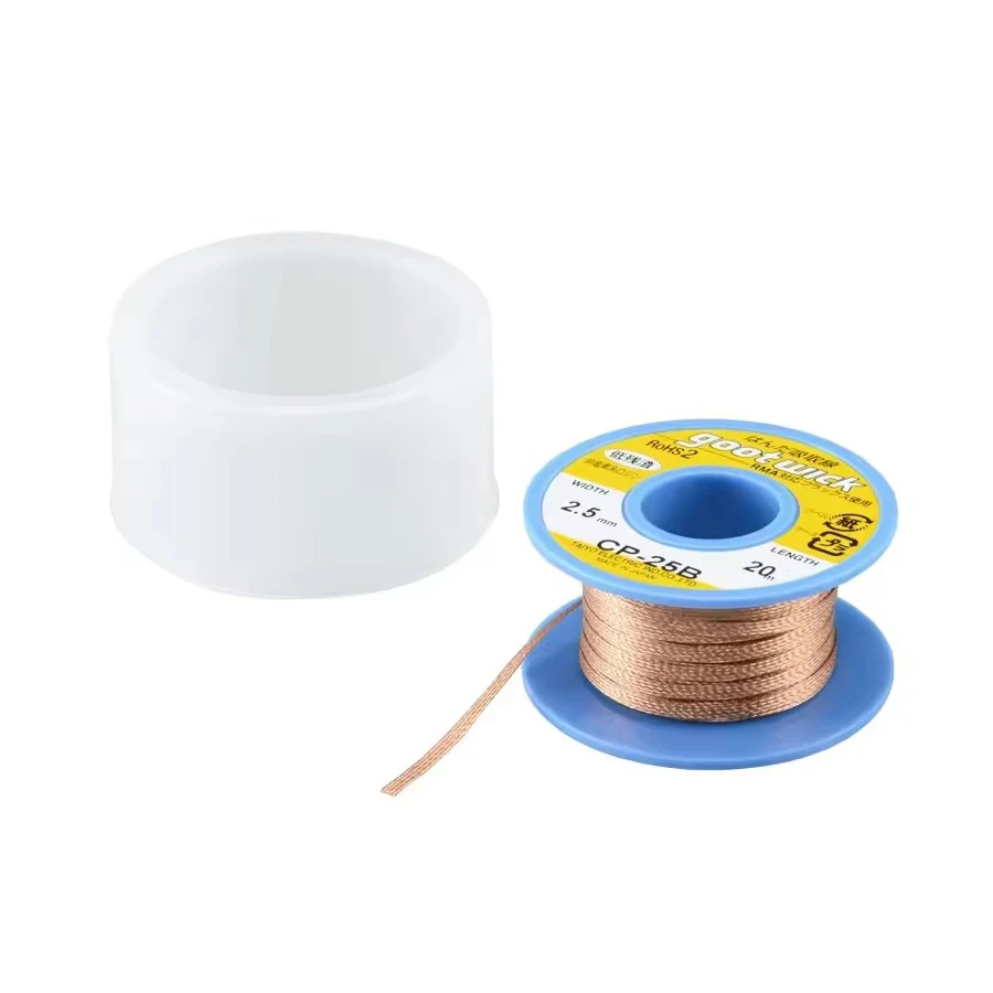 

GOOT 1Pcs 15/20/30M Lead-free Desoldering Wire Welding Desoldering Tin Removal Hand Tools NO.CP-15B/CP-20B/CP-25B/CP-30B/CP-35B