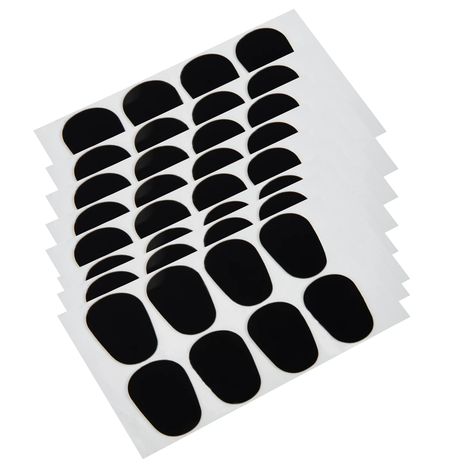 

64 Pcs Saxophone Tooth Pad Oval Mouthpiece Clarinet Part Accessories Cushions Rubber Patches Pads Mouthpiece for high sax