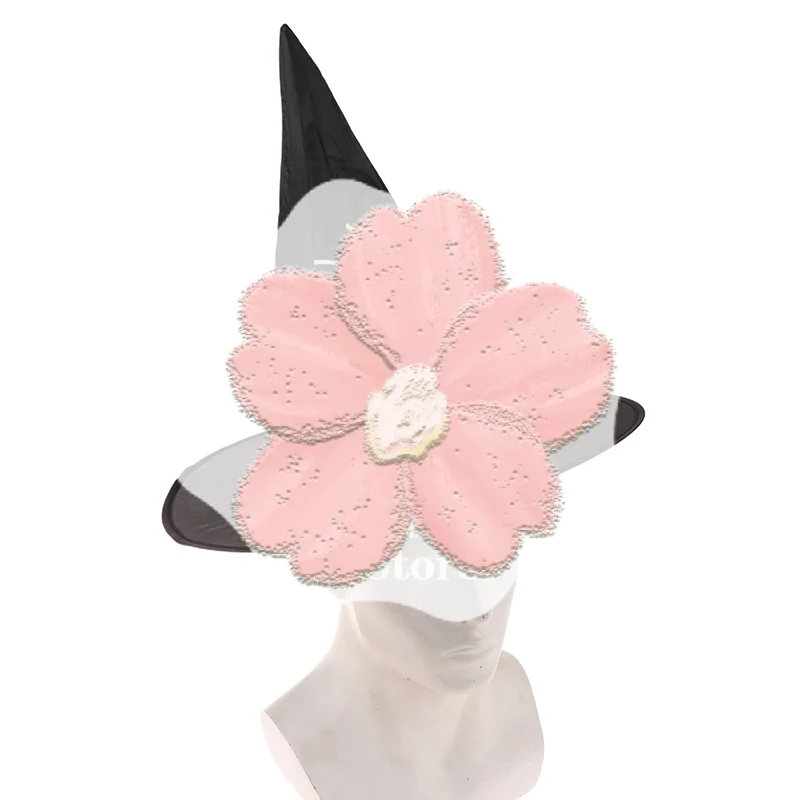 

1 шт. черная шляпа ведьмы на Хэллоуин, подвесная шляпа ведьмы, аксессуар для костюма на Хэллоуин, для вечеринки, косплея, ролевых игр