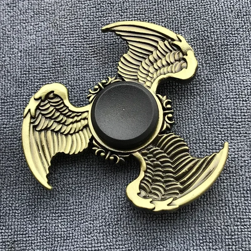 Nuovo Bronzo In Lega di Metallo Fidget Spinner R188 Cuscinetto Muto Mano Spinner Punta Delle Dita Giroscopio Alleviare Lo Stress Giocattoli Per I Bambini di Età