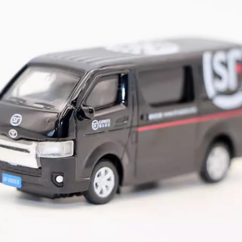 

TINY 1:64 Hiace SF окрашенный фургон из сплава, имитация металлической модели автомобиля, статическая коллекция, украшенные праздничные подарки, игрушки, сувенирный подарок