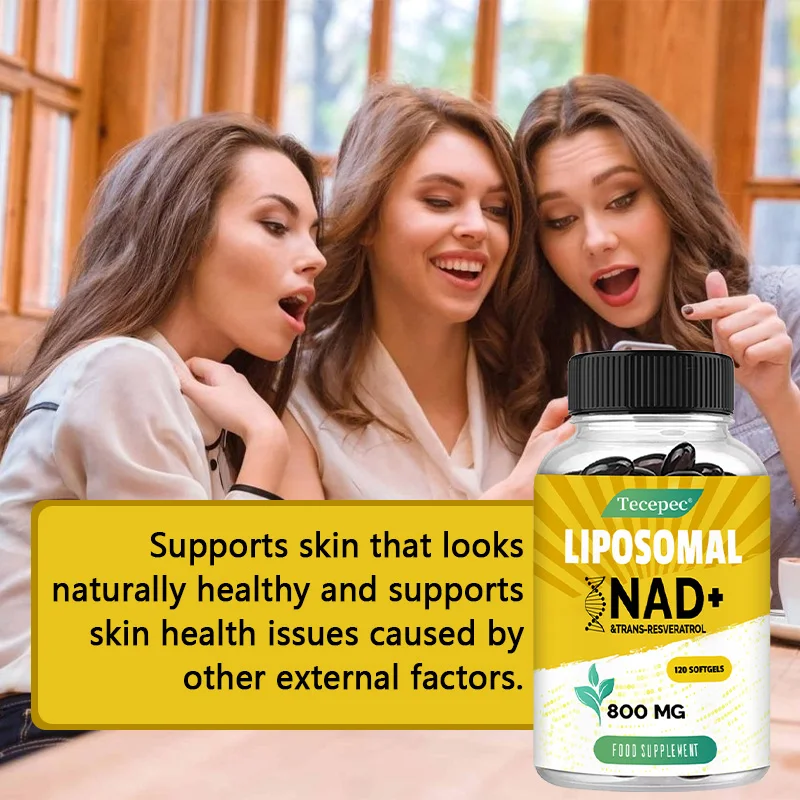 مكمل الدهون NAD+ 800 ملغ - مستويات الطاقة المتوازنة والصحة التمثيلية - مكمل NAD لمكافحة الشيخوخة