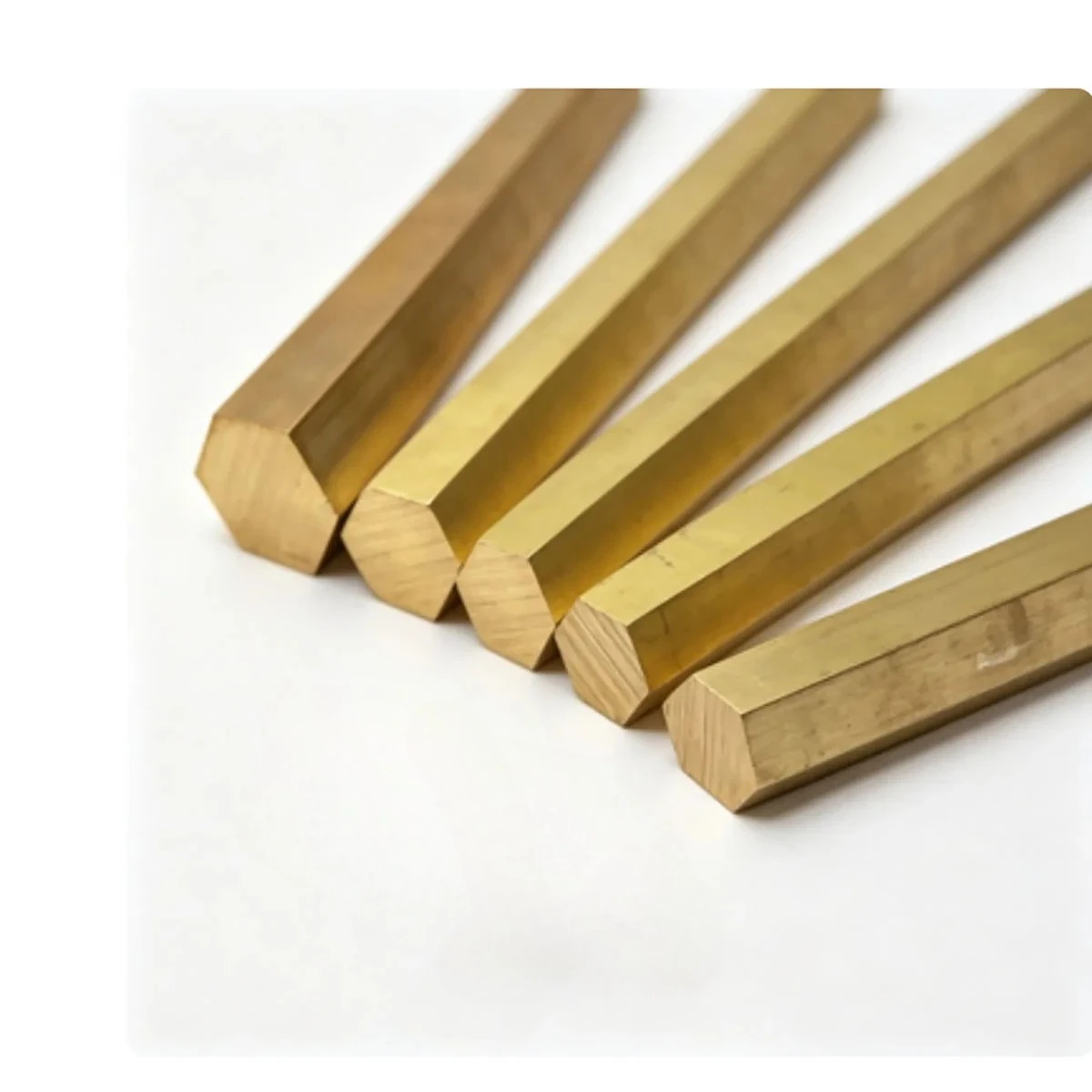 Brass Hex Rod Bar Solid Hexagonal Brass Bar 3mm-40mm CNC Machinable Copper Hex Stock