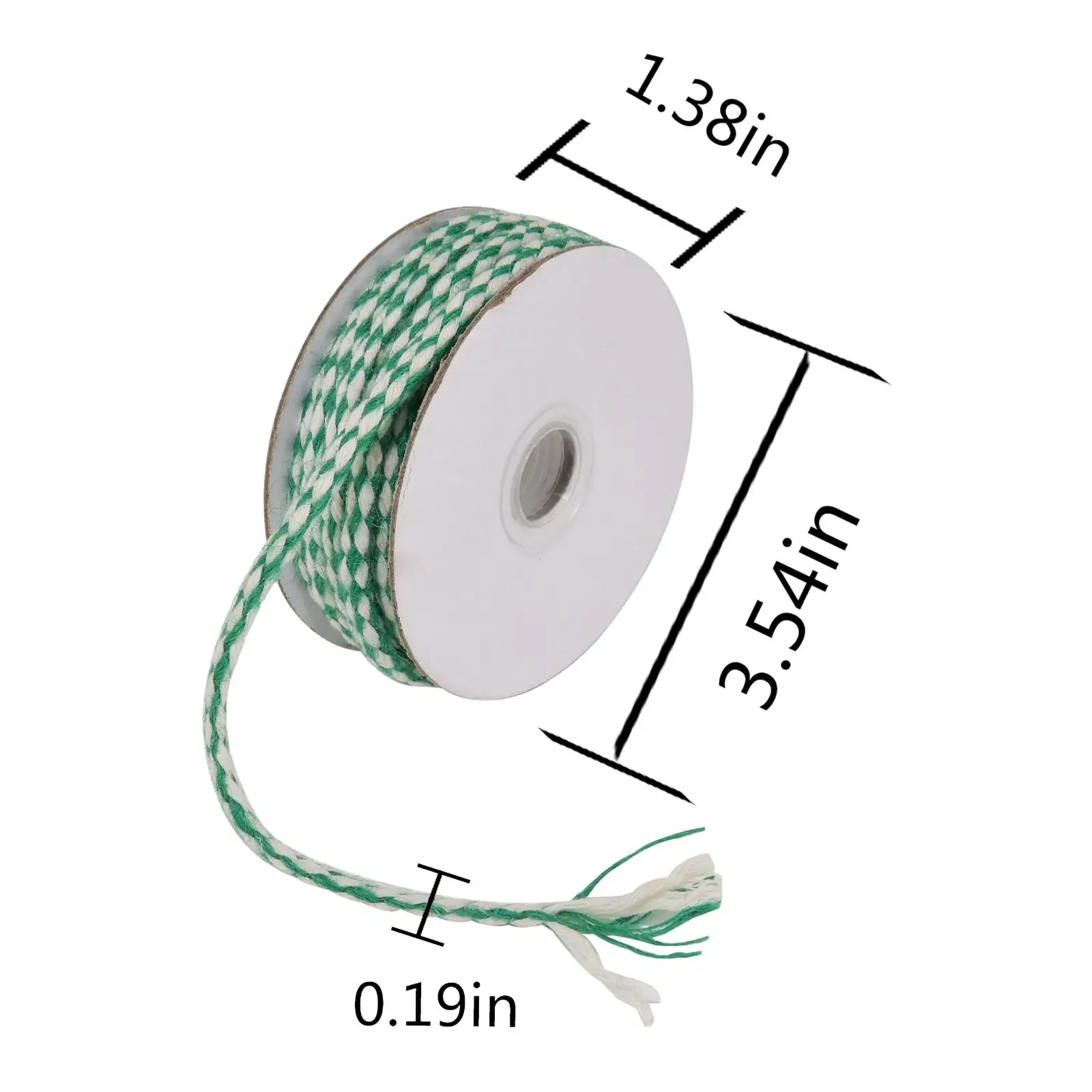 

Рождественская джутовая веревка из хлопка в рулоне, многофункциональный шпагат для упаковки подарков и украшения дома