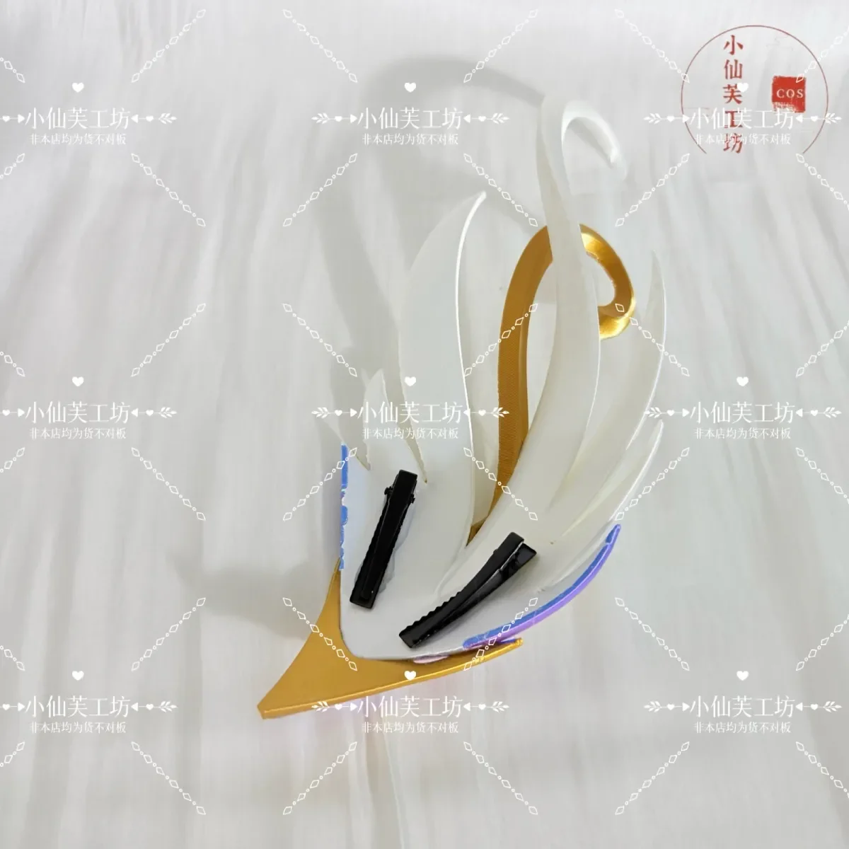 Genshin Impact Odette Anime Cosplay Halloween Mascot Student Accessory Fans Gift Hairpin headwear Hair Accessory Props - view 5