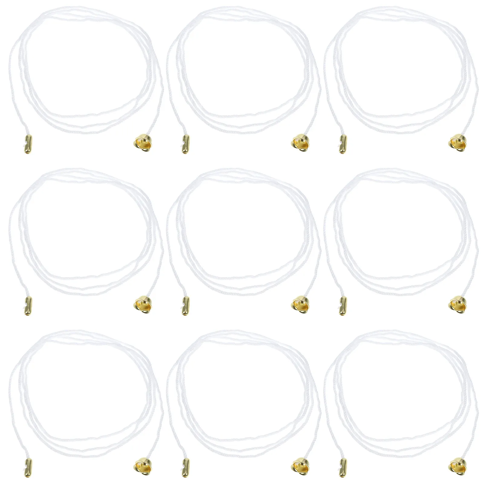10Pcs Switch Pull Cord Durable Extension String Handle for Ceiling Fan Light Pull Chain Extension Cord for Light