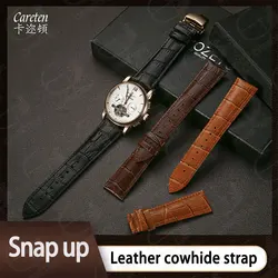 For Tissot Omega Longines Patek Philippe TAG Heuer Montblanc Vacheron Constantin Crocodile Watch Strap 20/22/24mm vacheron strap