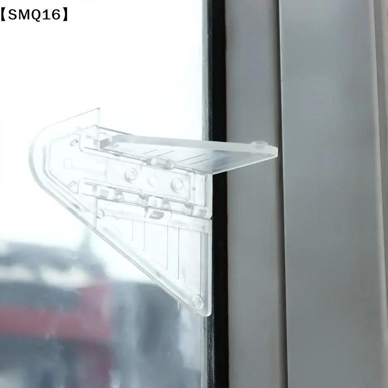 Sliding Door Window Protection Lock Child Lock Safety Butterfly Sliding Locks Anti-Pinch Wardrobe Locking Children Protec【SMQ】