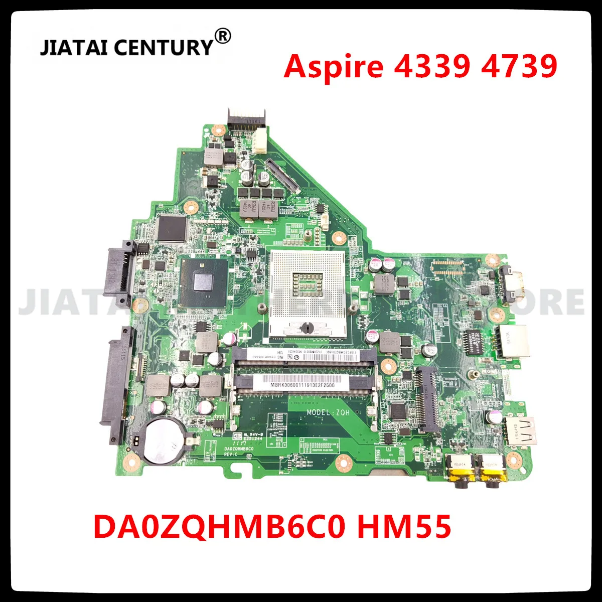 

DA0ZQHMB6C0 Motherboard For Acer aspire 4339 4739 Laptop Motherboard Test HM55 DDR3 original Mainboard