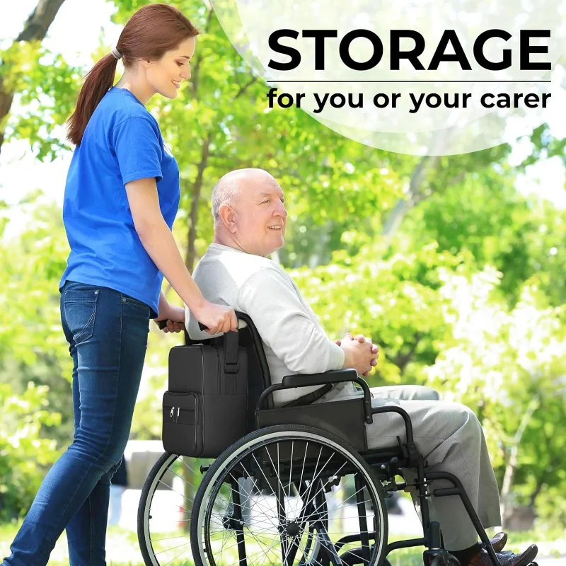 Black Out Wheelchair Storage Bag Hot Luxury  Bag Portable Large-capacity Storage Hanging Bag