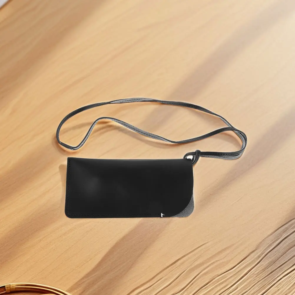 

2Pcs Stylish PU Glasses Case Pouch Organizer for Travel Daily Use Men Women Protective Sun Glasses Organizer Sunglasses Bag