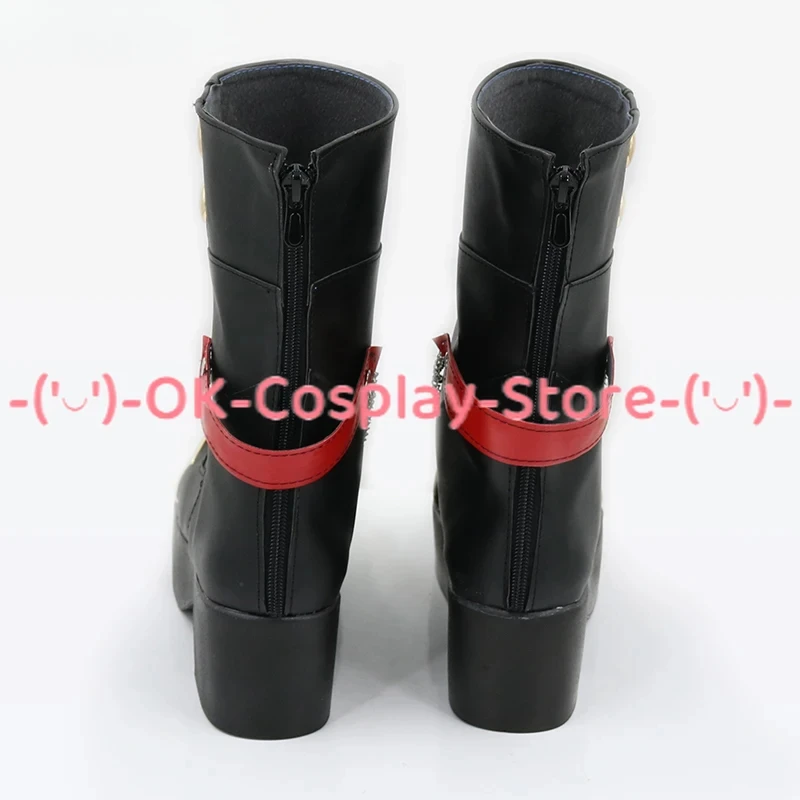 Conjunto de juego de estrellas Shino Hajime, zapatos de cuero PU para Cosplay, botas para fiesta de Navidad, Carnaval y Halloween, accesorios de juego de rol hechos a medida