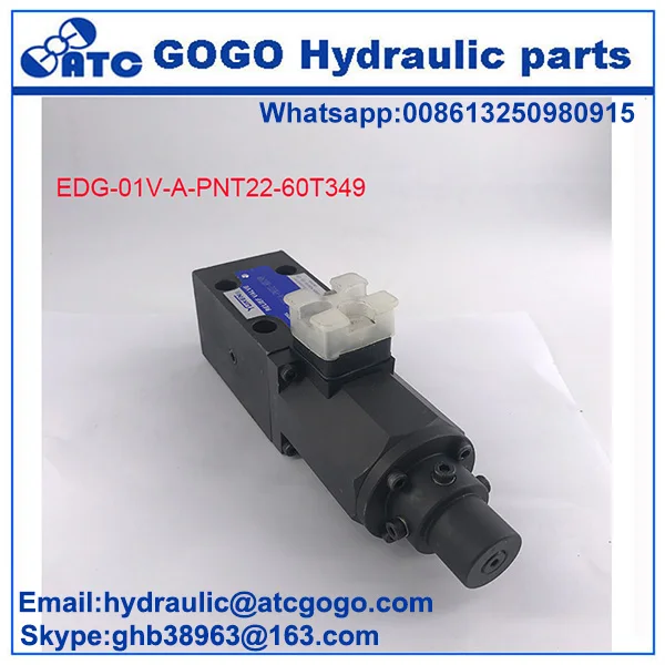 

Proportional Electro-Hydraulic Pilot Relief Valves EDG-01V-A-PNT22-60T349 hydraulic Proportional pressure valve