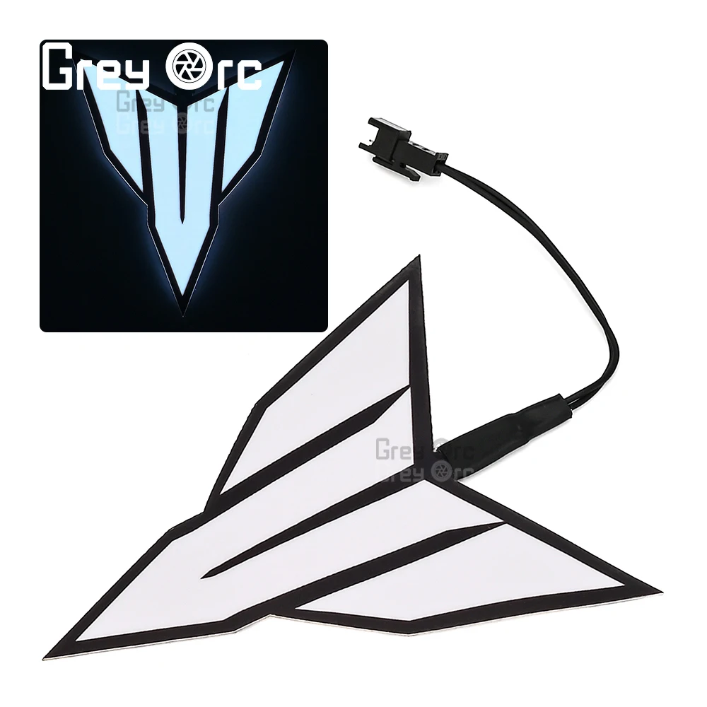 

Motorcycle Night Cold Ride Light For YAMAHA MT 03 MT 07 MT 09 MT 10 MT 125 Logo Sticker Motorcycle Helmet Decal