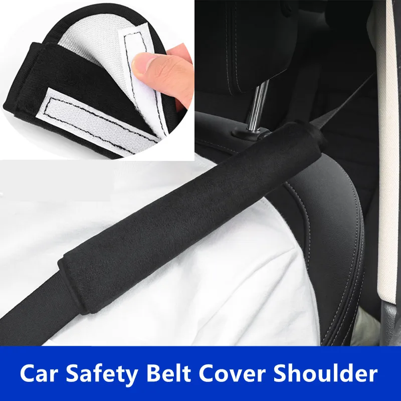 Auto driver Seat Safety Belt Cover Shoulder protect pad Adjustable Accessory 1Pcs For Renault Serie Koleos Espace Samsung Magane