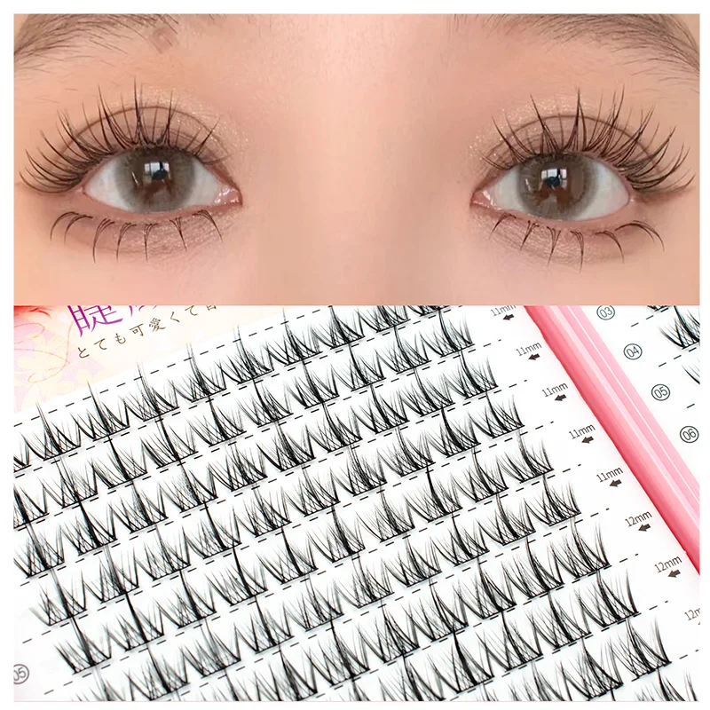 32Rows Eyeslashes Extension Personal Professional Individual Cluster Grafting Wholesale Sweet  Large Capacity Flowerknow Makeup