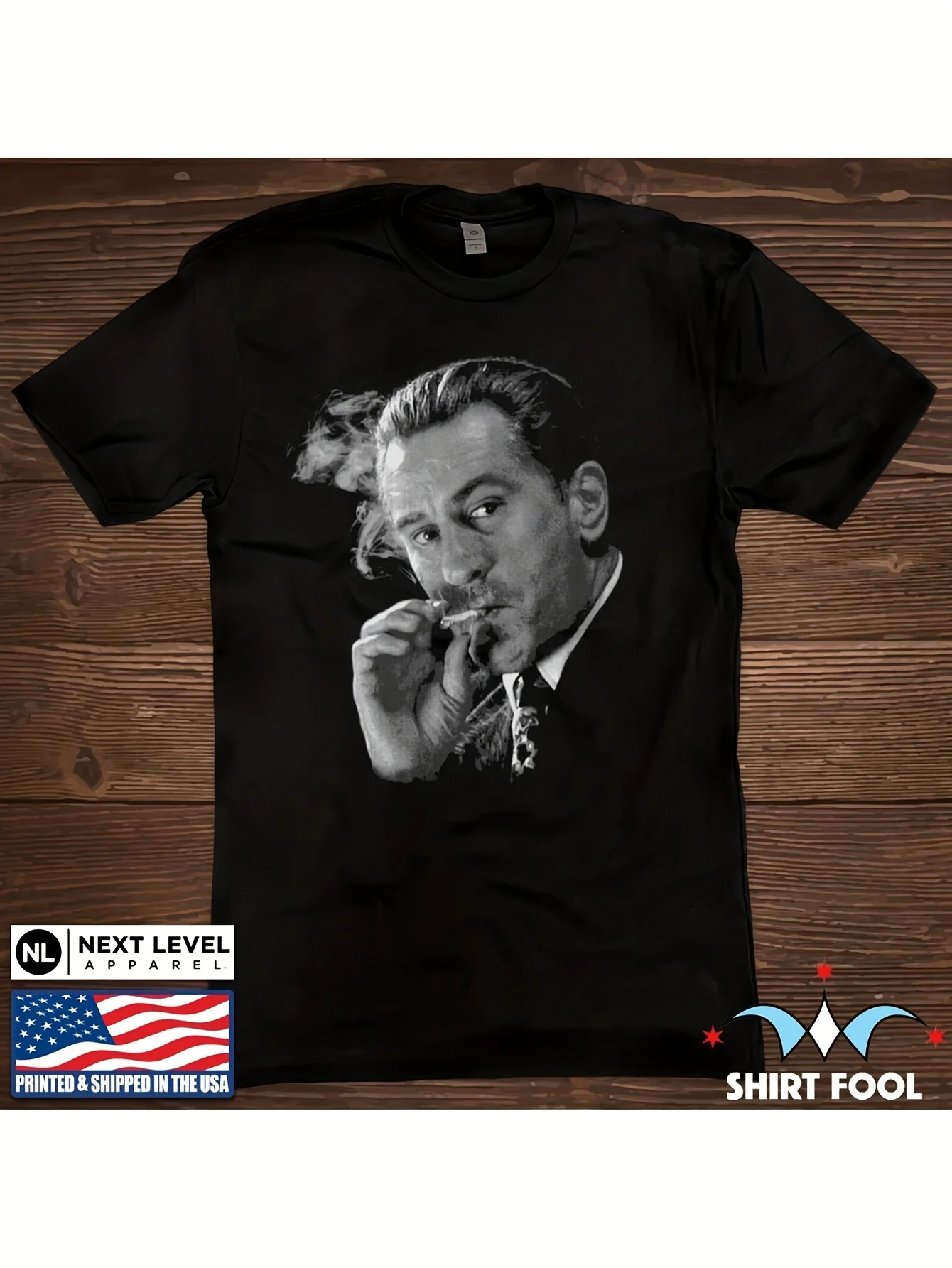 Футболка GOODFELLAS ROBERT DE NIRO JIMMY CONWAY SMOKING, футболки для девочек, топы, футболки с графикой, женская одежда, забавные