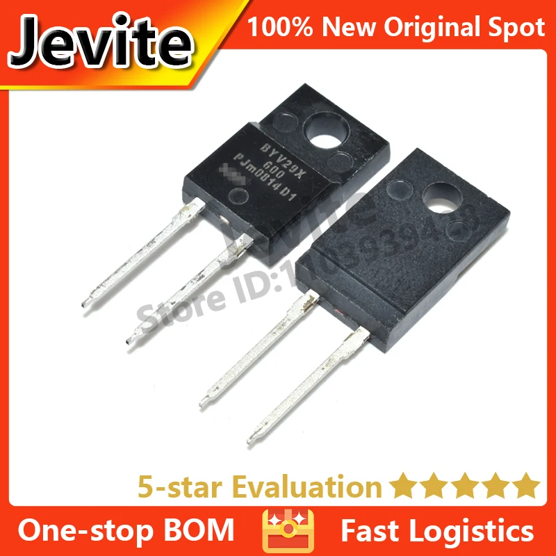 

Jevite 100% New Original electronics Controller 10-50units/lote BYV29X-600 TO-220 600V 9A Ultrafast Recovery Diode Transistor