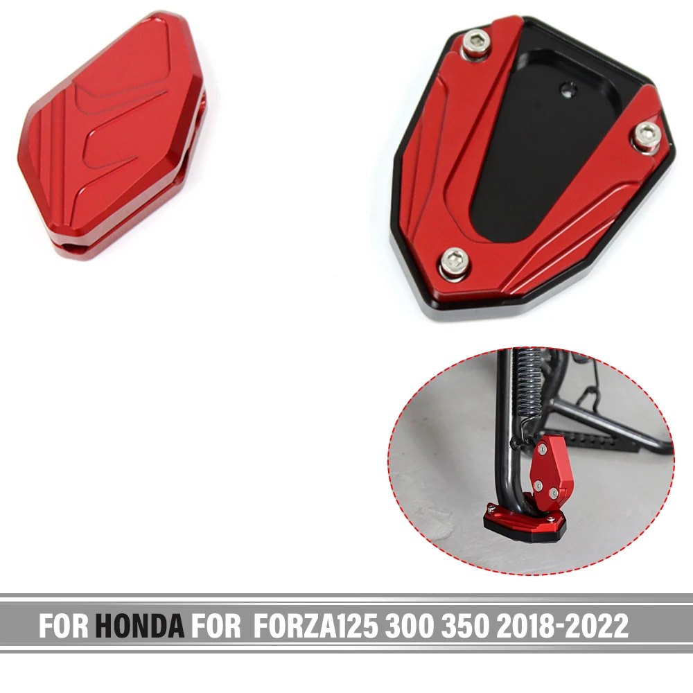 

For Honda For FORZA125 For FORZA300 For FORZA350 2018-2024 Motorcycle Single Side Stand Support Foot Kick Enlarger Cover Foot