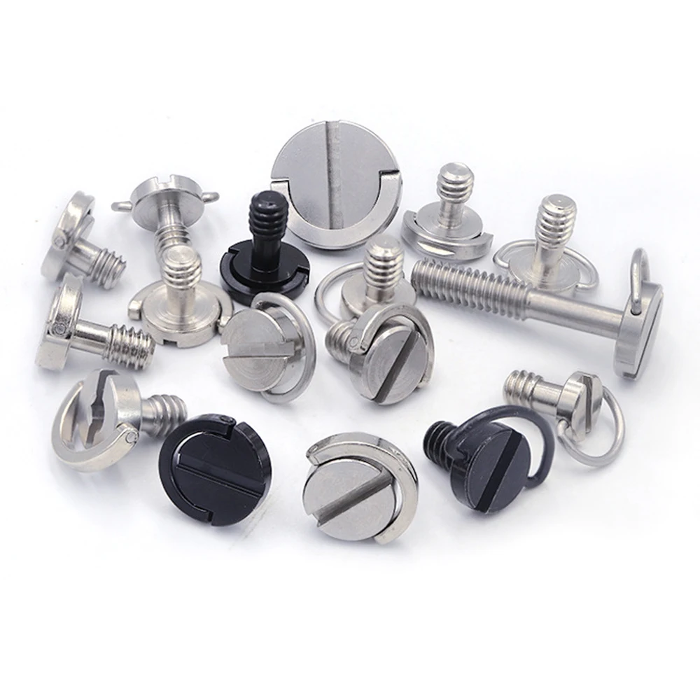 

1/4-20 UNC Quick Release Camera Plate Screw Universal DSLR Fixing Bolt Photography Accessory for Ballhead Tripod Mount