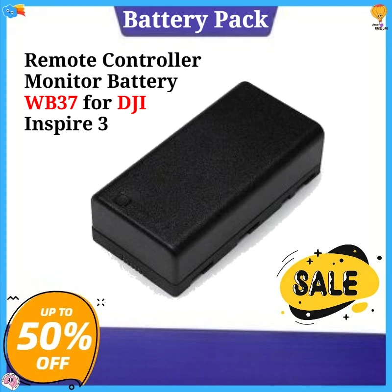 

Remote Controller Monitor Battery WB37 for DJI Inspire 3 RC Plus Cendence Remote Controller Battery