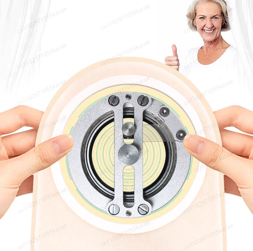 Adjustable Ostomy Bag Cutter Tool, Precise Stoma Base Hole Cutter for Leak Prevention, Nursing Aid