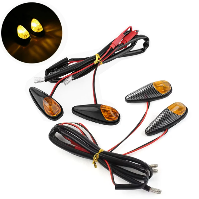 

Universal LED Motorcycle Turn Signal Light Side Marker Lights Indicator Lamp Amber for Suzuki Honda Yamaha