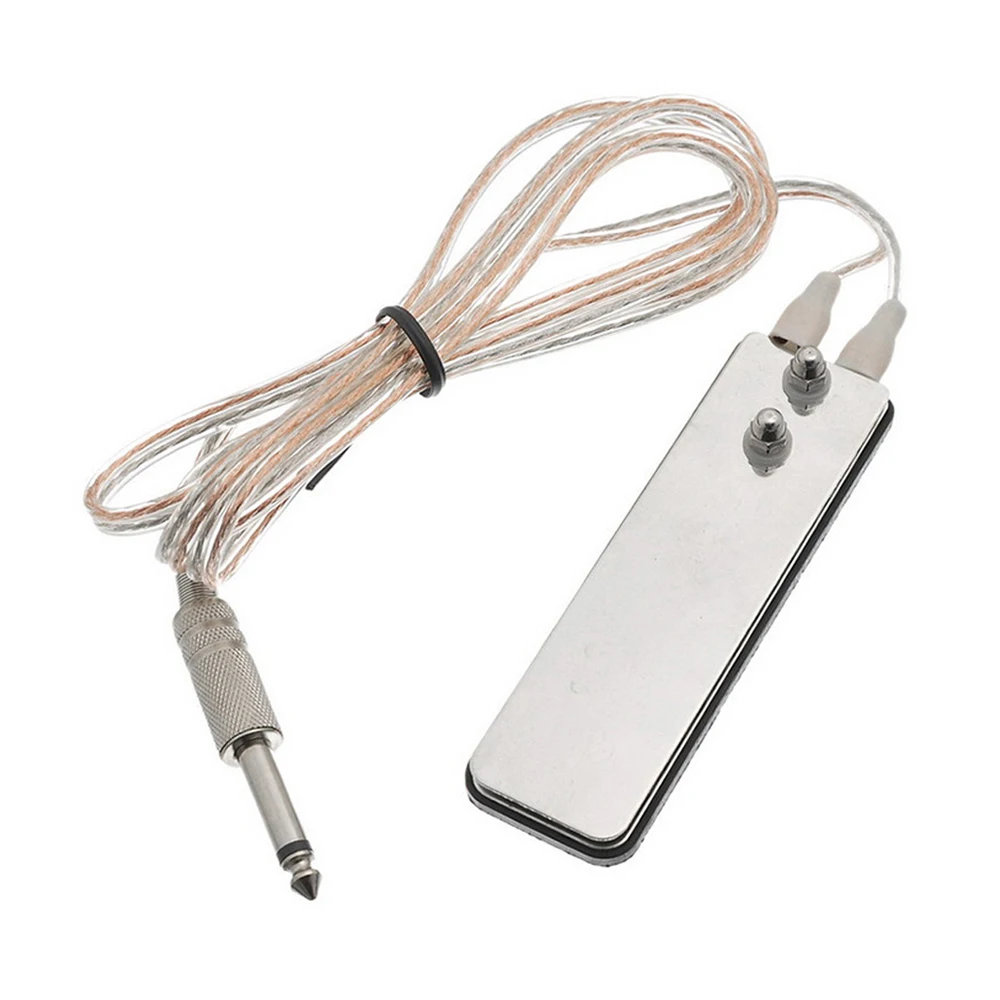 

Stainless Steel Tattoo Foot Pedal Switch Audio Jack Mini Switch with 1.5m Power Cord Clip Machine Clip Tattoo Accessories