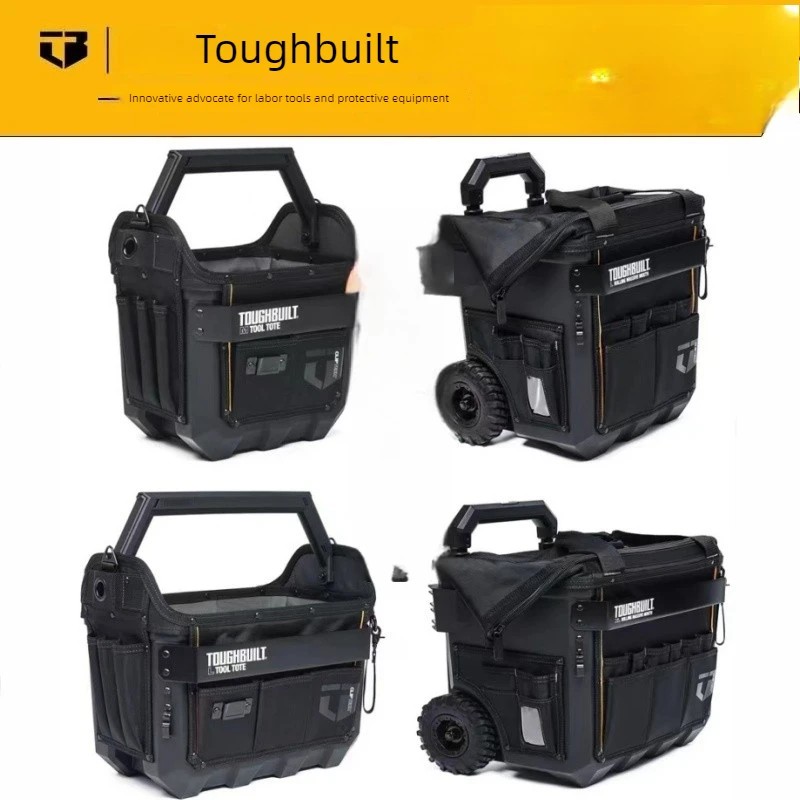 TOUGHBUILT Rolling Tool Box with Wheels, Heavy-Duty & Stylish Portable Tool Storage Case, Mobile Organizer