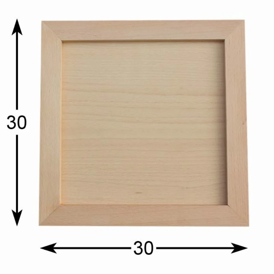 HM14 Medium Size Square Wood Board, Unpainted Mdf Board