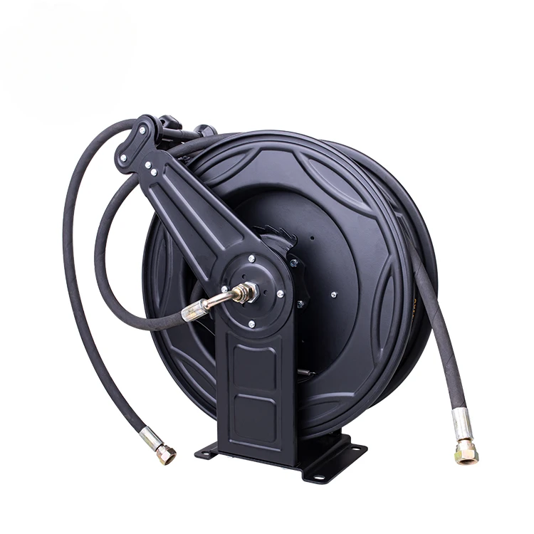 Automatic High Pressure Metal Industrial Cleaning Wire Hose Hose Reel Heavy Duty High Quality Wall Mounted for Garden 2024 New