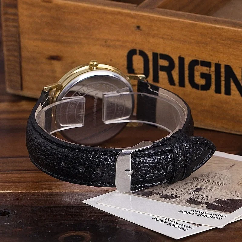 Часы наручные женские кварцевые с цветком, модные повседневные, с ловцом снов, с кожаным ремешком, в розовом и черном цвете, подарок для женщин