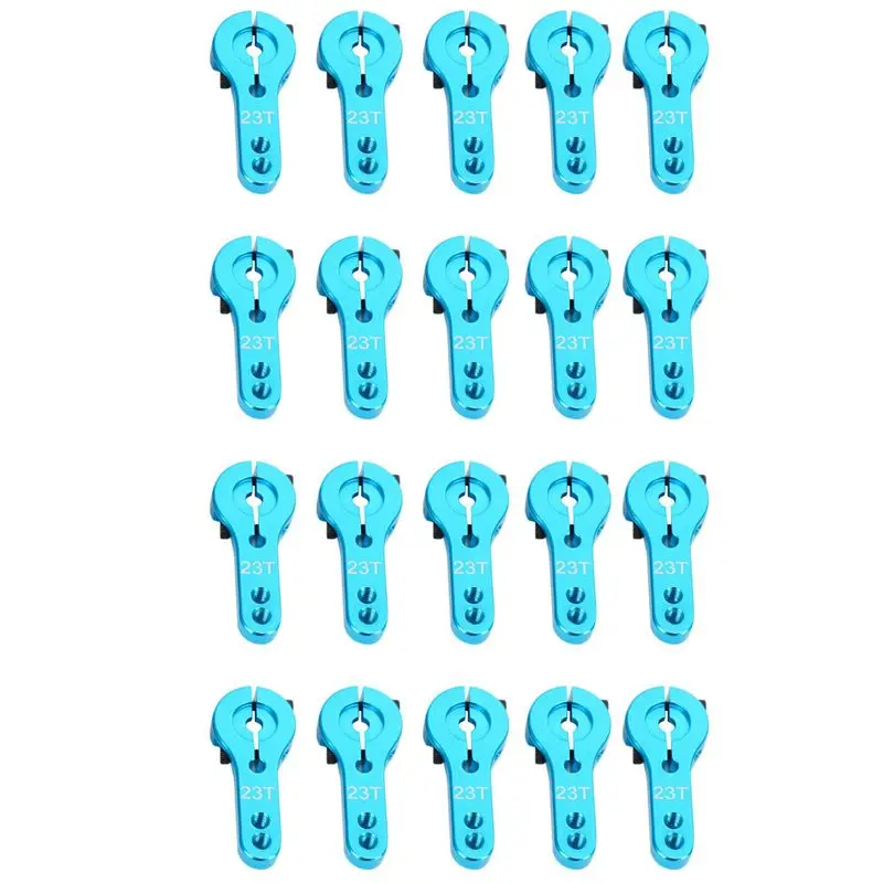 

FBIL-20Pcs 23T Metal Servo Horn With Screws For 1/10 RC Car Parts Accessories