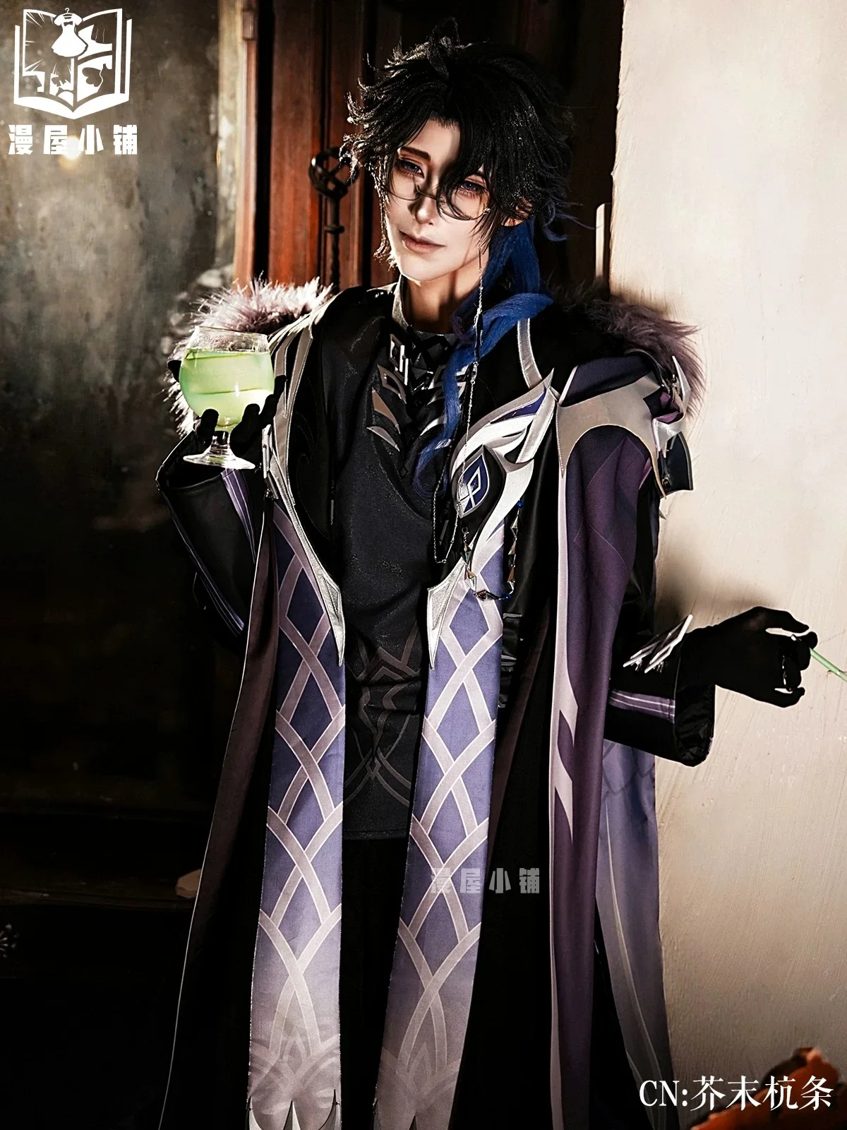 Pantalone Regrator Cosplay Costume Wig Dress Genshin Impact New Outfit Halloween Party Men's Woman handsome uniform suit props