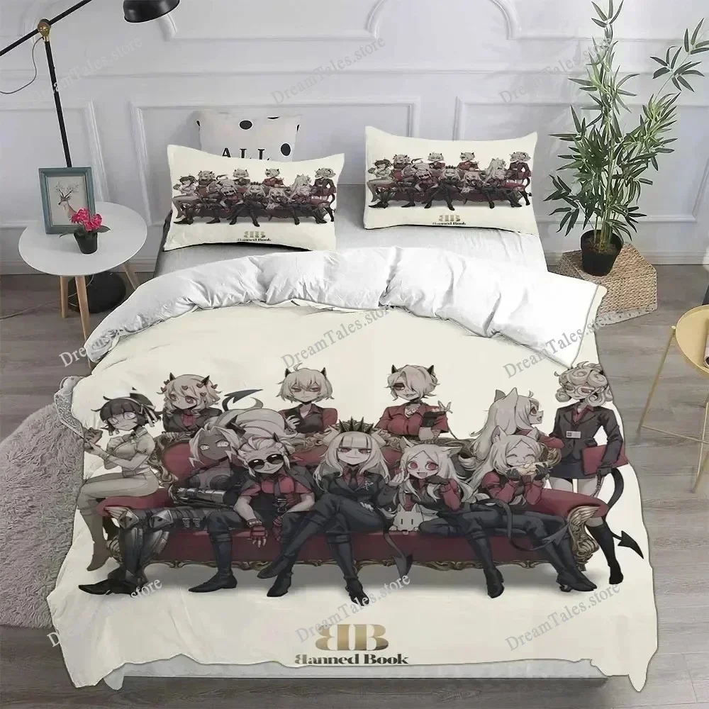 Game Helltaker Bedding Sets Comforter Quilt Bed Cover Duvet Cover Pillow Case Sets Bedroom Decoration Home Textiles029963