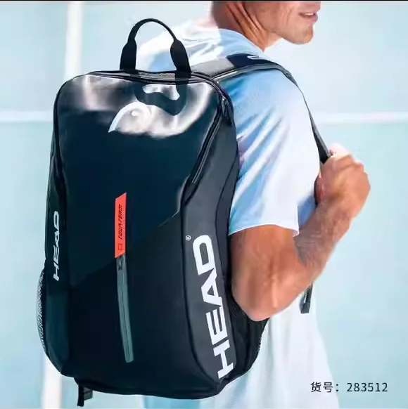 Genuine HEAD Tennis Bag Tour Team Tennis Racket Backpack Male Multifunctional Sports Bag Female Tenis Padel Racket Bag Badminton