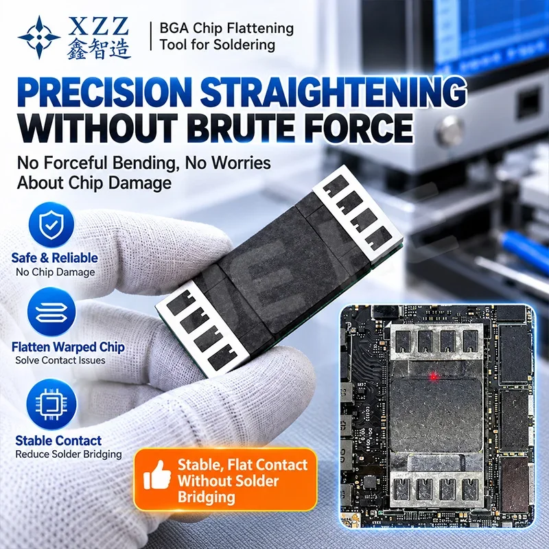 XZZ CPU Warp Correction Fixture BGA Chip Straightening Tool for Intel 12th Gen DR CPU Laptop Motherboard Soldering Repair