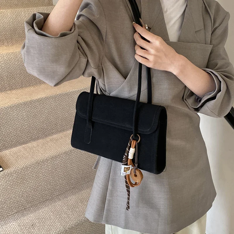Minimalist Pu Leather Shoulder Bag for Women Pure Color Lady Tote Bag - Perfect for Commuting and Travel
