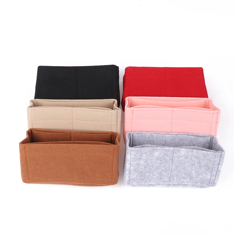 1PCS Felt Bag Organizer For Mini Bag Storage Bag The Liner Bag Felt Purse Insert Handbag Liner Bag