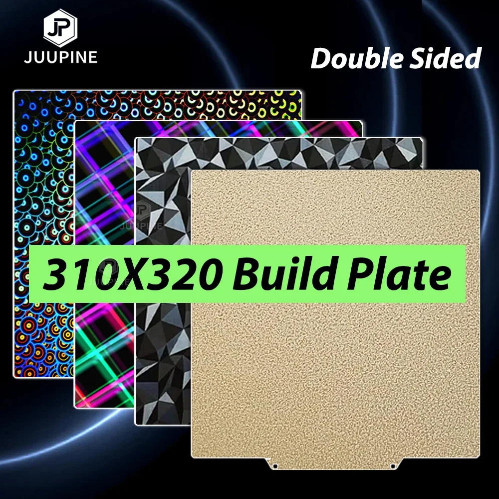 310x320 Build Plate Pei sheet PEO H5H Heat Bed Double Side Spring Steel Sheet 310x320 Sheet For Ender 3 Max cr 10s pro Bed