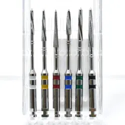 6pcs/box Dental Instrument Metal Drills Reamers For Screw Post Suppliers Dentist Tool Dental Materials