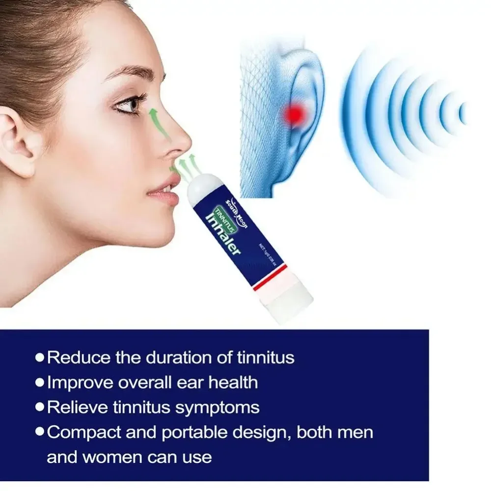 Ear Ringing Relief Treatment Inhaler Relieve Deafness Tinnitus Itching Earache Ear Hard Hearing Treatment Health Care 다이어트