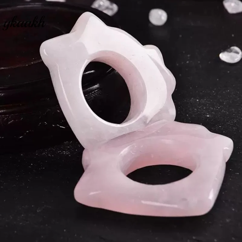 

1PCS Ring Shape Facial Scraping Board Massaging Board Natural Jade Gua Sha Board Scraping Board Gua Sha Facial Tool For Face