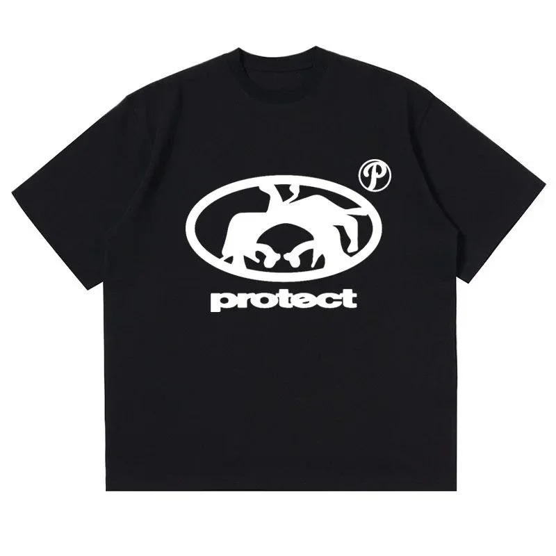 

Men T-Shirt Oversized 100% Cotton Tops Graphic Summer Harajuku Short Sleeve Tee Vintage Korean Fashion Y2k Streetwear Clothing