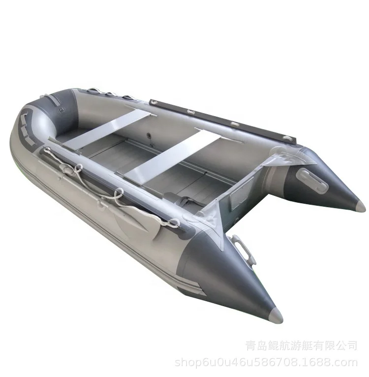 0.9mm PVC Inflatable Boat 3.8m Foldable Rowing Boat