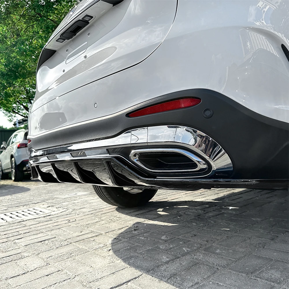 Garniture Queue D'Échappement Mercedes GLC X254 W254 2023-2024 - 2 Pièces Acier Inox