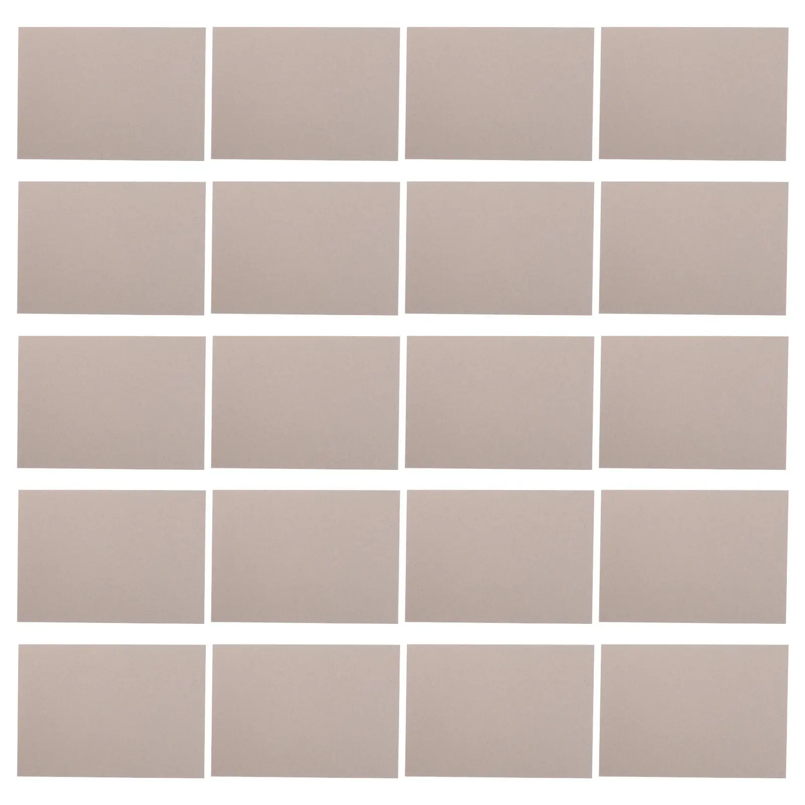 20Pcs Thick Binding Cardboard 1Mm Gray Paperboard Sheets for Die Cut Crafts Embossing Chipboard Picture Frame Backing Album